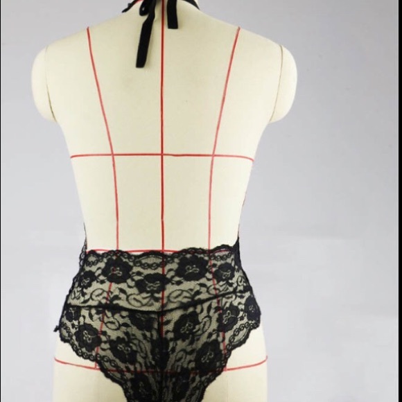 ❤️sexy black lace bodysuit lingerie sleepwear larg - Picture 7 of 7